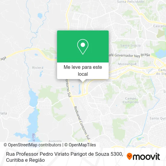 Rua Professor Pedro Viriato Parigot de Souza 5300 mapa
