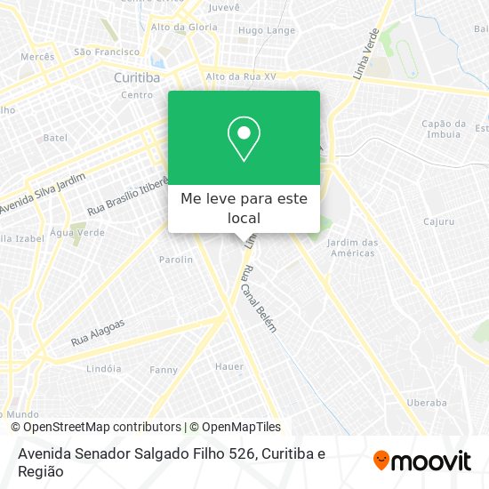 Avenida Senador Salgado Filho 526 mapa