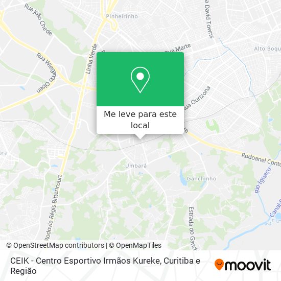 CEIK - Centro Esportivo Irmãos Kureke mapa