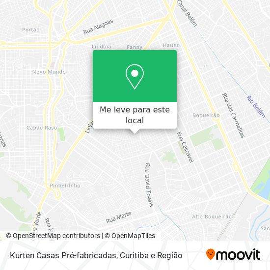 Kurten Casas Pré-fabricadas mapa