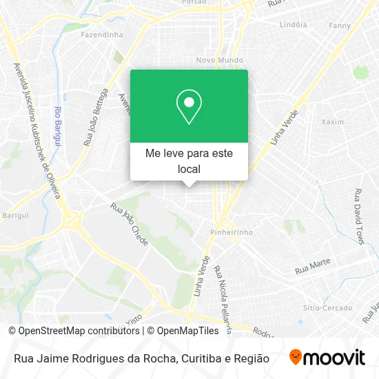 Rua Jaime Rodrigues da Rocha mapa