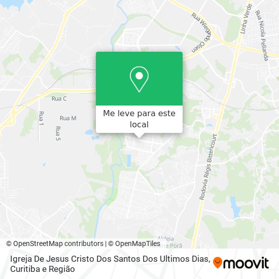 Igreja De Jesus Cristo Dos Santos Dos Ultimos Dias mapa