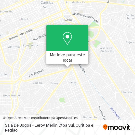 Sala De Jogos - Leroy Merlin Ctba Sul mapa