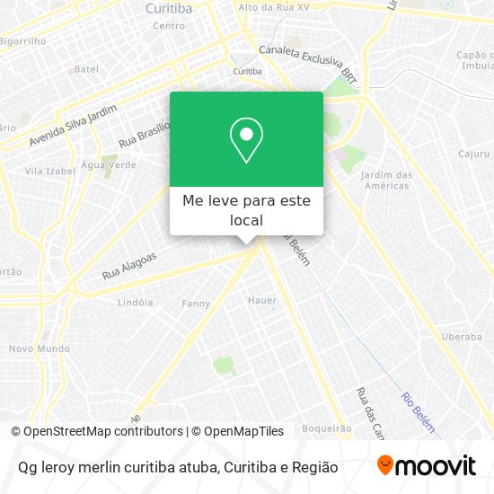 Qg leroy merlin curitiba atuba mapa
