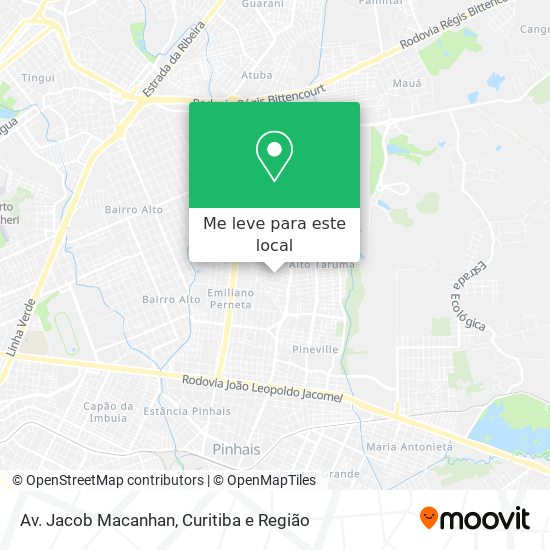 Av. Jacob Macanhan mapa