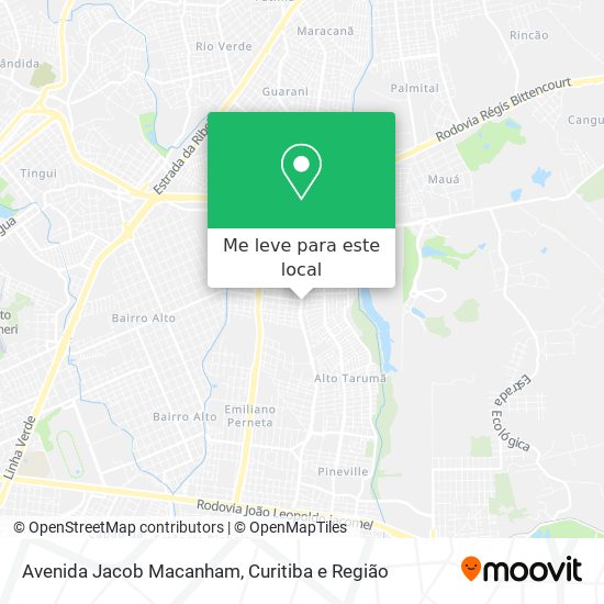 Avenida Jacob Macanham mapa