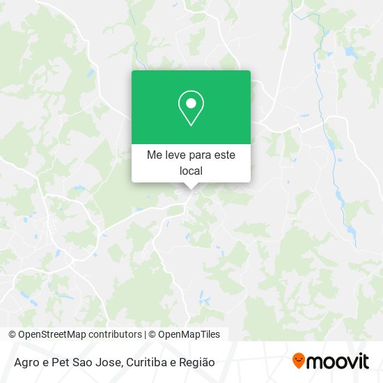 Agro e Pet Sao Jose mapa