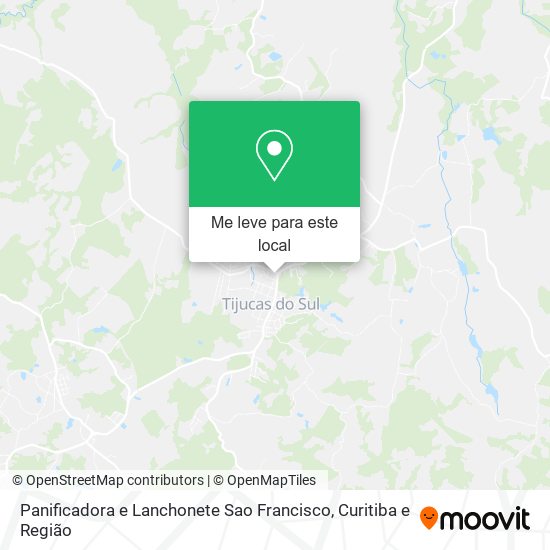 Panificadora e Lanchonete Sao Francisco mapa