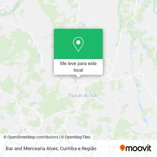 Bar and Mercearia Alves mapa