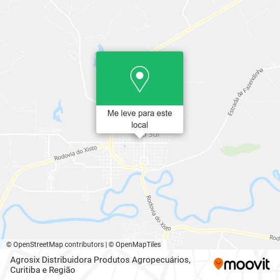 Agrosix Distribuidora Produtos Agropecuários mapa