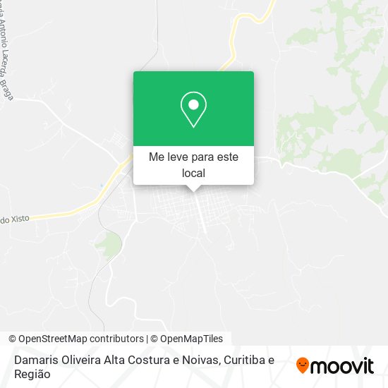 Damaris Oliveira Alta Costura e Noivas mapa