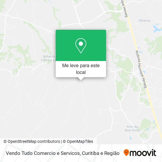 Vendo Tudo Comercio e Servicos mapa