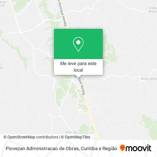 Piovezan Administracao de Obras mapa