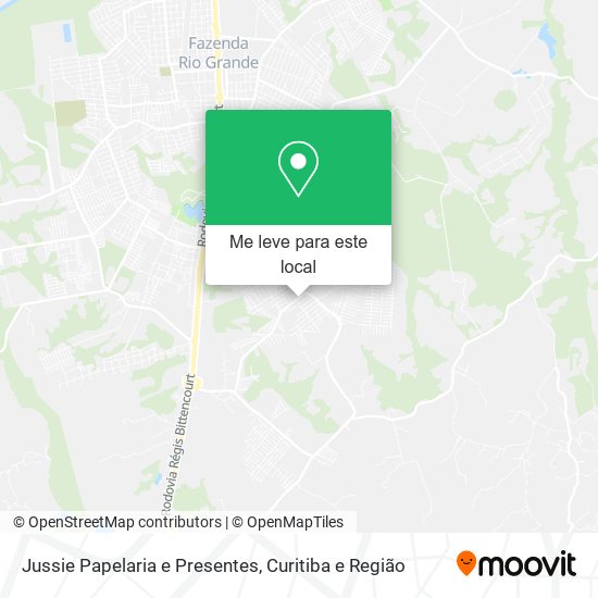 Jussie Papelaria e Presentes mapa