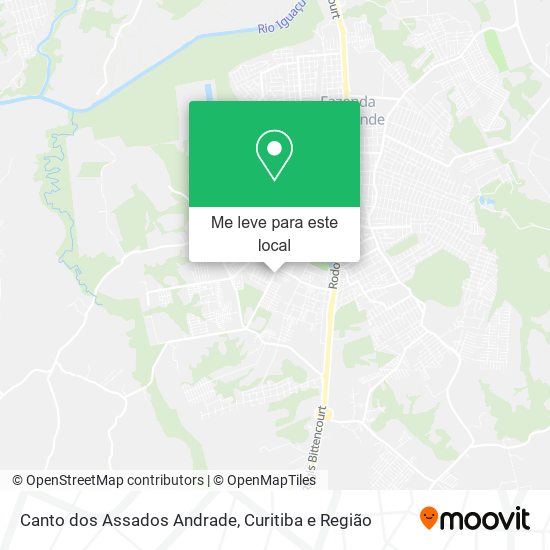 Canto dos Assados Andrade mapa