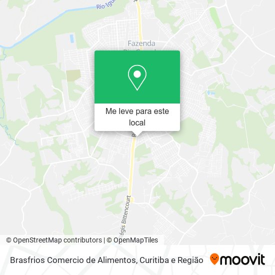 Brasfrios Comercio de Alimentos mapa