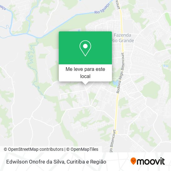 Edwilson Onofre da Silva mapa