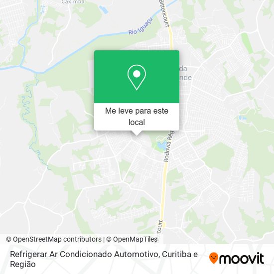 Refrigerar Ar Condicionado Automotivo mapa