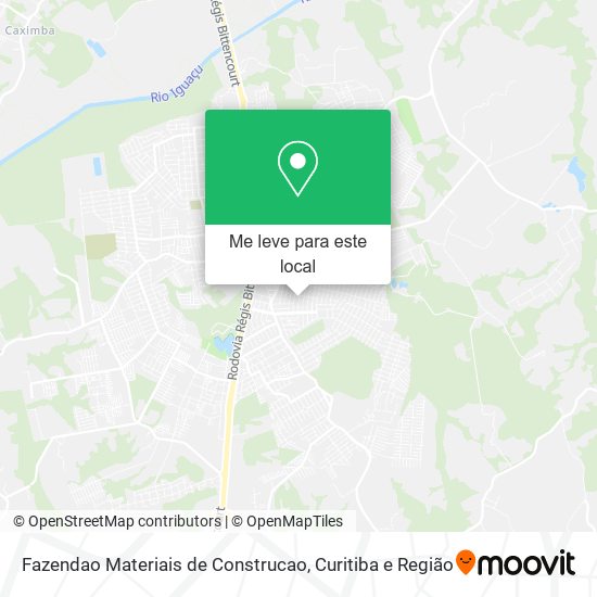 Fazendao Materiais de Construcao mapa