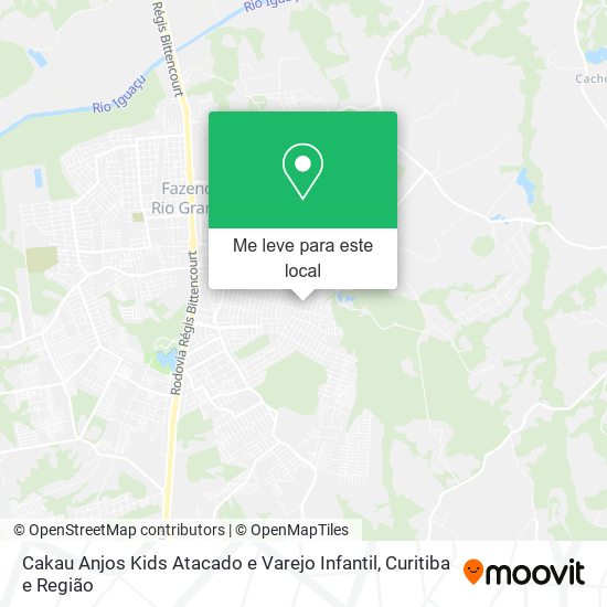 Cakau Anjos Kids Atacado e Varejo Infantil mapa