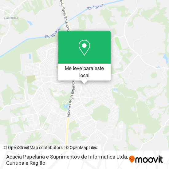 Acacia Papelaria e Suprimentos de Informatica Ltda mapa