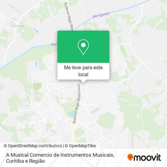 A Musical Comercio de Instrumentos Musicais mapa