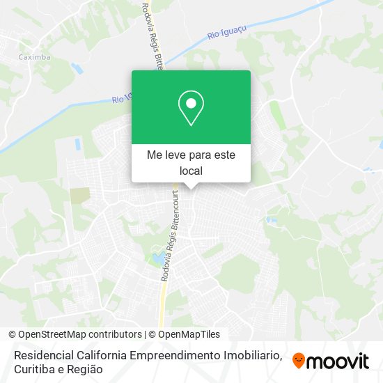 Residencial California Empreendimento Imobiliario mapa