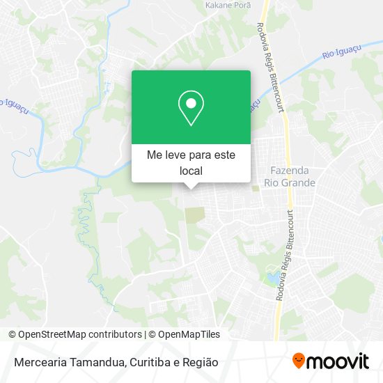 Mercearia Tamandua mapa