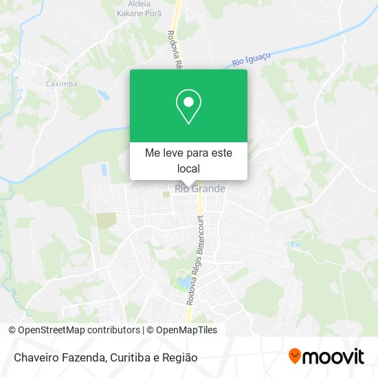 Chaveiro Fazenda mapa