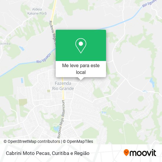 Cabrini Moto Pecas mapa