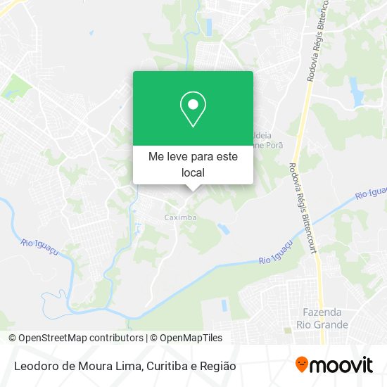 Leodoro de Moura Lima mapa