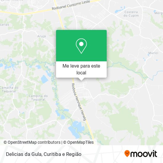 Delicias da Gula mapa