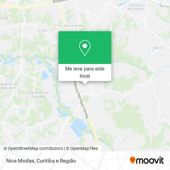 Nice Modas mapa
