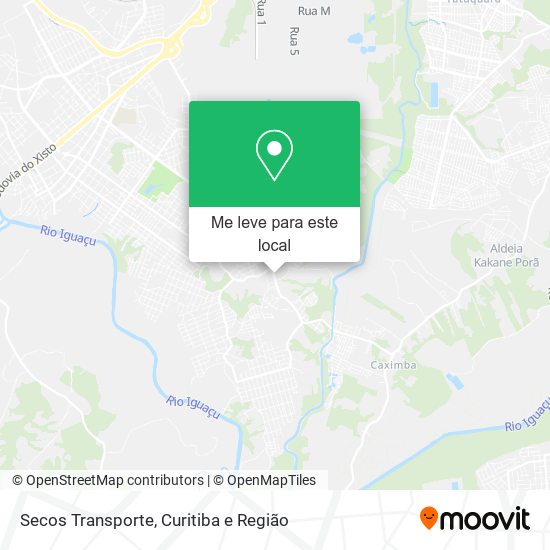 Secos Transporte mapa