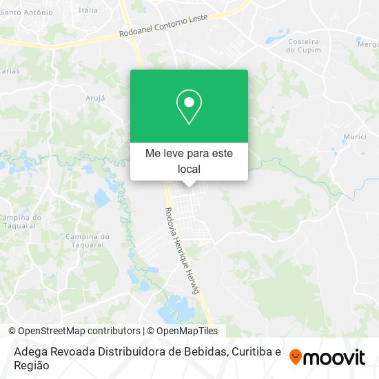 Adega Revoada Distribuidora de Bebidas mapa