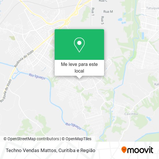 Techno Vendas Mattos mapa