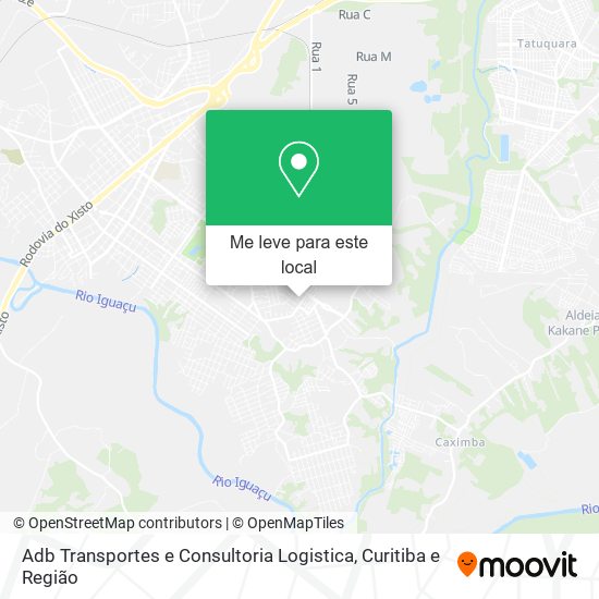 Adb Transportes e Consultoria Logistica mapa