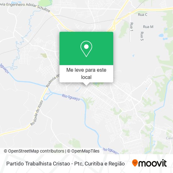 Partido Trabalhista Cristao - Ptc mapa