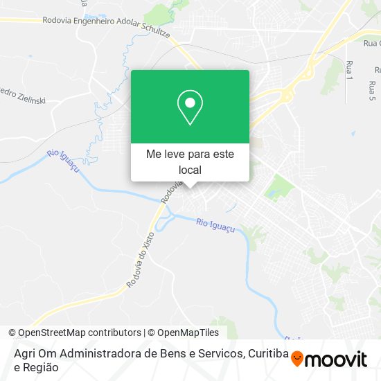 Agri Om Administradora de Bens e Servicos mapa