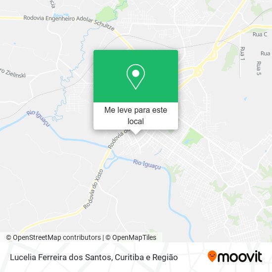 Lucelia Ferreira dos Santos mapa