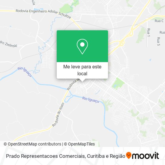 Prado Representacoes Comerciais mapa