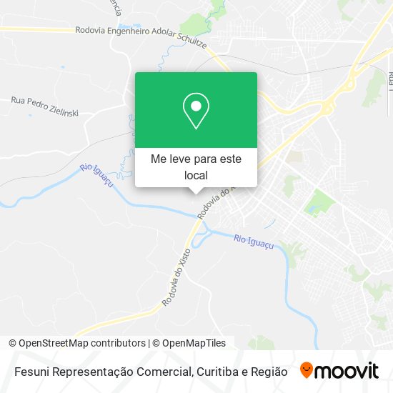 Fesuni Representação Comercial mapa