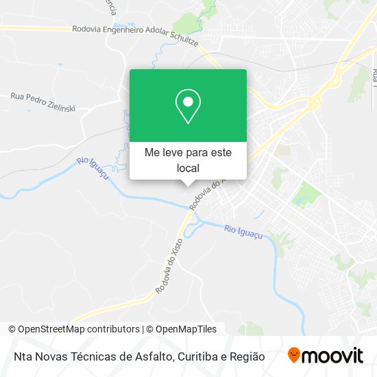 Nta Novas Técnicas de Asfalto mapa