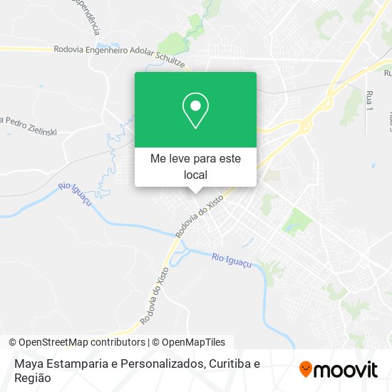 Maya Estamparia e Personalizados mapa