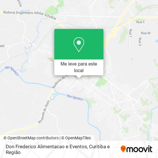 Don Frederico Alimentacao e Eventos mapa