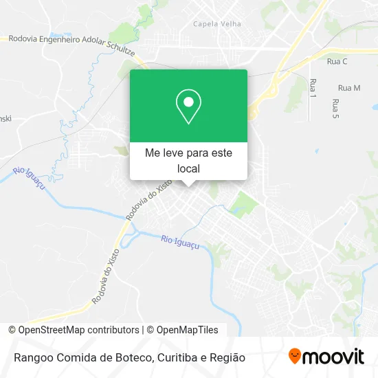 Rangoo Comida de Boteco mapa