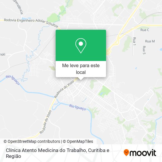 Clínica Atento Medicina do Trabalho mapa