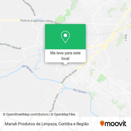 Mariah Produtos de Limpeza mapa