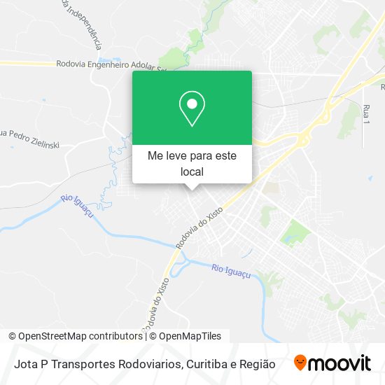 Jota P Transportes Rodoviarios mapa