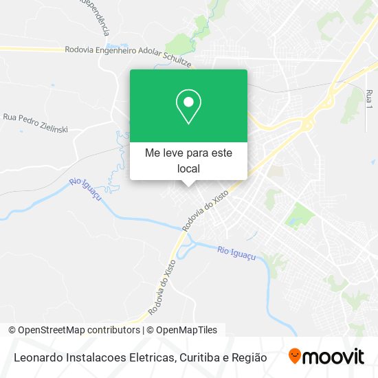 Leonardo Instalacoes Eletricas mapa